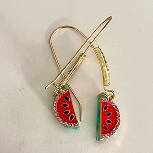 Betsey Johnson Watermelon 🍉 drop earrings